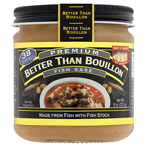 Better Than Bouillon Fish Base, Made from Fish with Fish Stock, Makes 9.5 Quarts of Broth, 38 servings (Pack of 1)