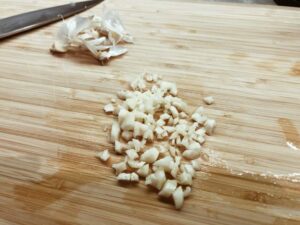 Minced garlic