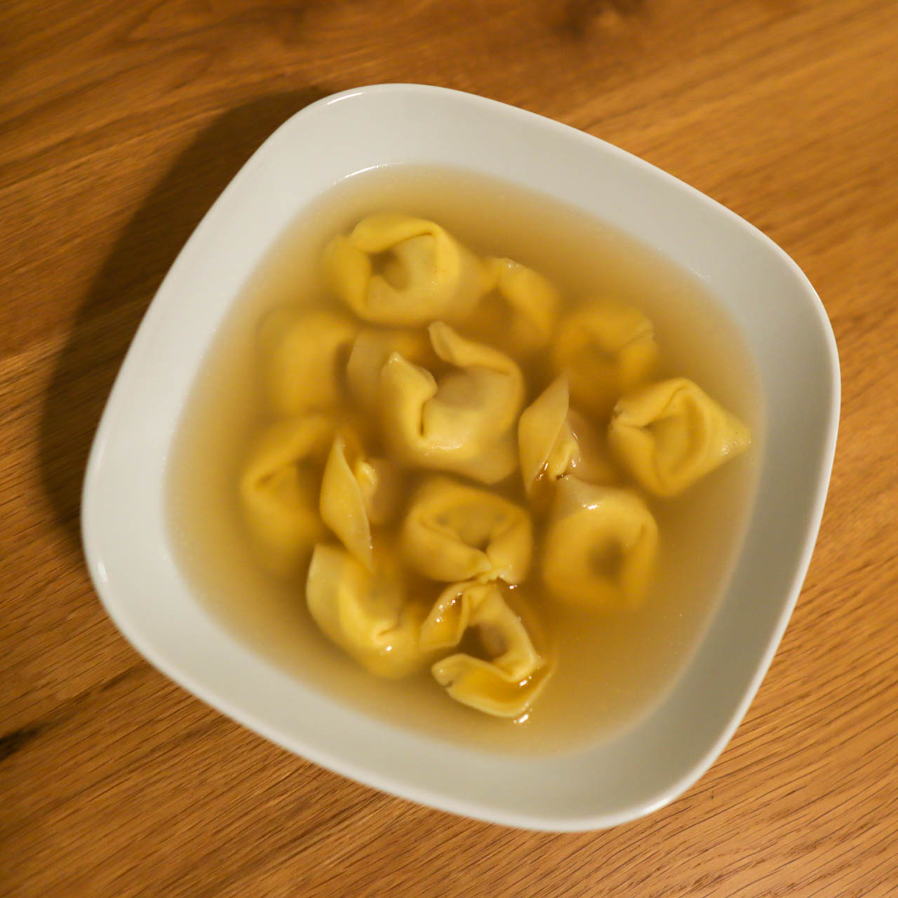 pasta a cerchietti in brodo