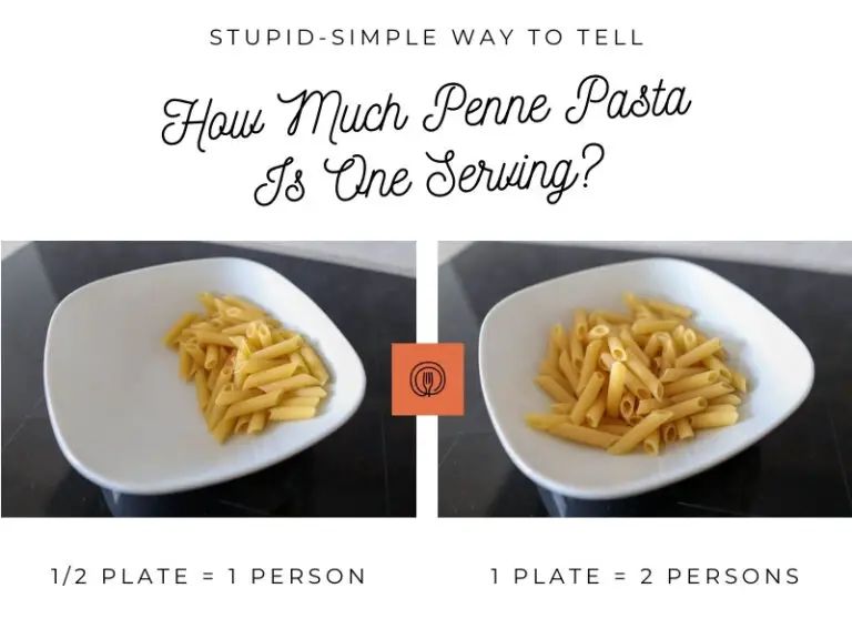 How Much Penne Pasta Is One Serving? - Home Cook World
