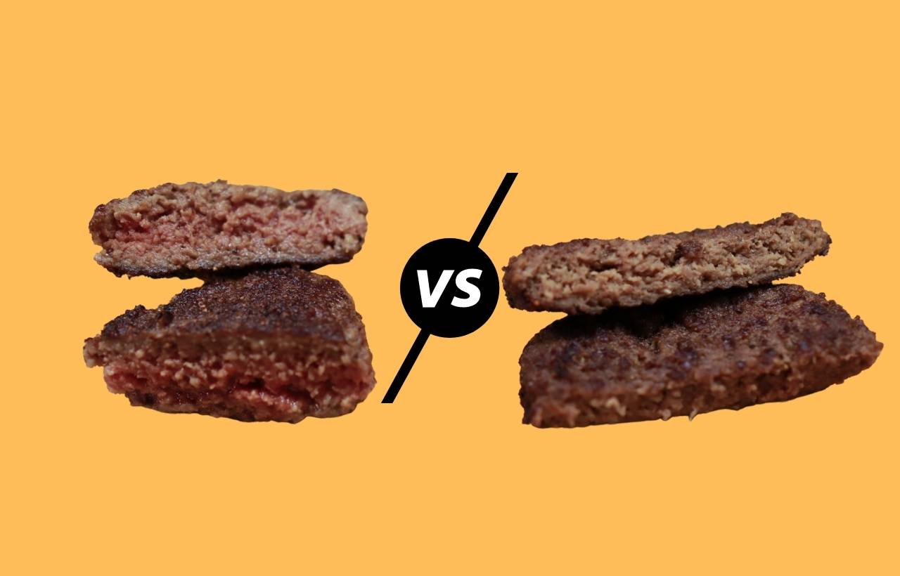 Regular burgers vs. smash burgers