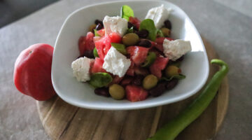 Photo of tomato feta salad